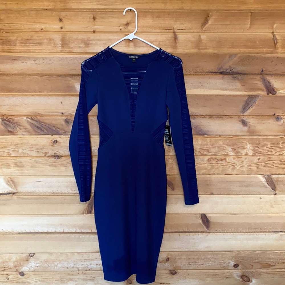 Express bodycon midi dress